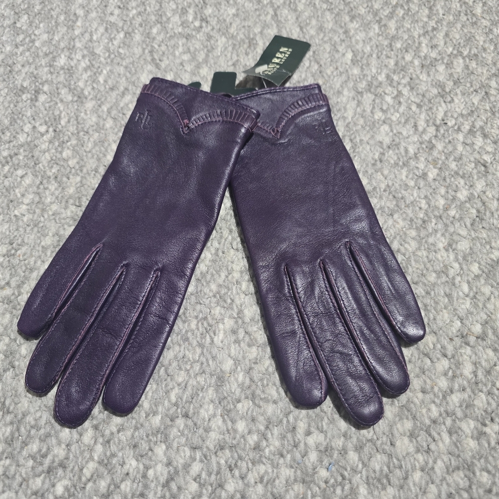 RALPH LAUREN NWT leather Gloves